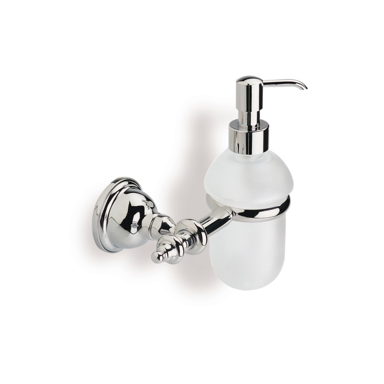 StilHaus EL30-08 Soap Dispenser, Classic Style, Wall Mounted, Glass
